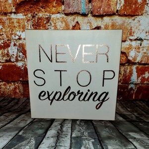 Rose gold canvas wall art